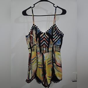 Material Girl Colorful Romper